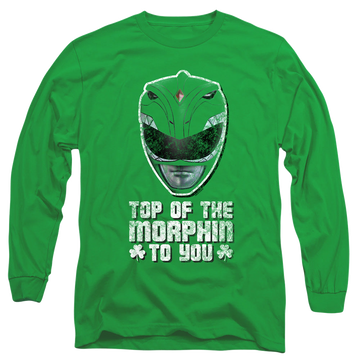 Mighty Morphin Power Rangers Top Of The Morphin To You - Men's Long Sleeve T-Shirt Men's Long Sleeve T-Shirt Power Rangers   