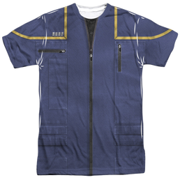 Star Trek Enterprise Enterprise Command Uniform - Men's All-Over Print T-Shirt Men's All-Over Print T-Shirt Star Trek   