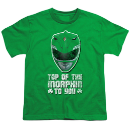 Mighty Morphin Power Rangers Top Of The Morphin To You - Youth T-Shirt Youth T-Shirt (Ages 8-12) Power Rangers   