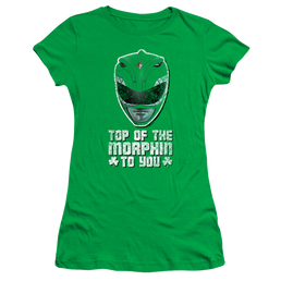 Mighty Morphin Power Rangers Top Of The Morphin To You - Juniors T-Shirt Juniors T-Shirt Power Rangers   