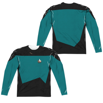 Star Trek The Next Generation Tng Science Uniform men's all-over print long sleeve