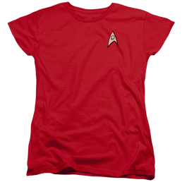 Star Trek The Original Series Engineering Uniform - Women's T-Shirt Women's T-Shirt Star Trek   