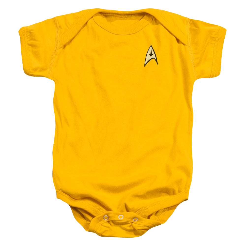 Star Trek The Original Series Command Uniform - Baby Bodysuit Baby Bodysuit Star Trek   