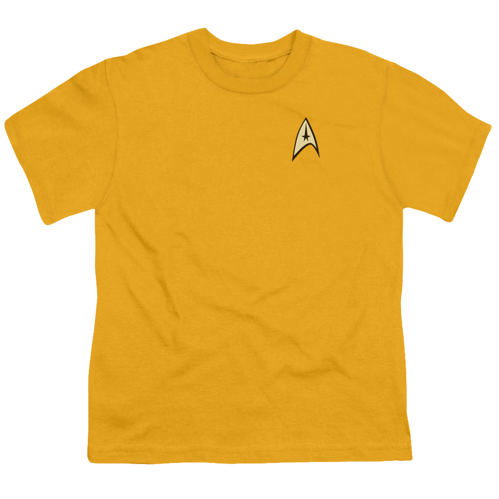 Star Trek The Original Series Command Uniform - Youth T-Shirt Youth T-Shirt (Ages 8-12) Star Trek   
