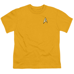 Star Trek The Original Series Command Uniform - Youth T-Shirt Youth T-Shirt (Ages 8-12) Star Trek   
