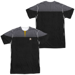 Star Trek The Next Generation Tng Movie Engineering Uniform (Front/Back Print) - Men's All-Over Print T-Shirt Men's All-Over Print T-Shirt Star Trek   