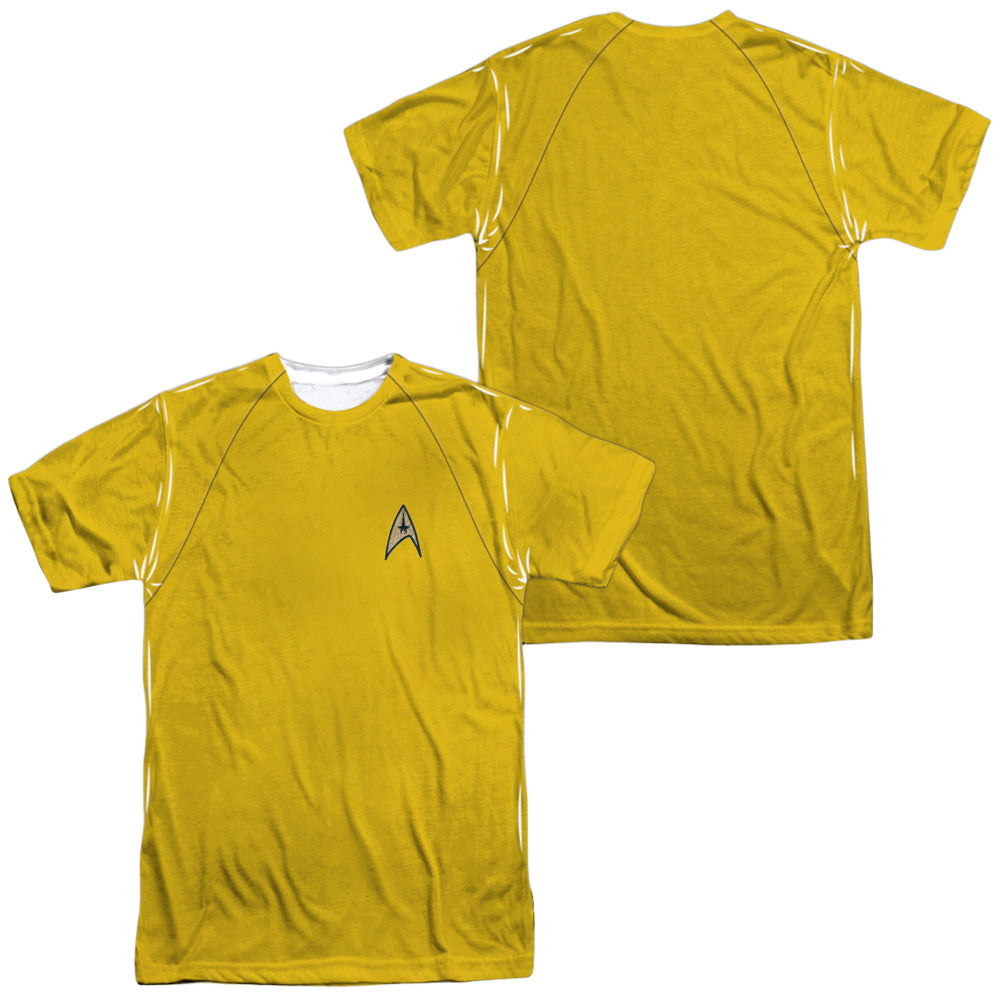 Star Trek The Original Series Tos Command Uniform (Front/Back Print) - Men's All-Over Print T-Shirt Men's All-Over Print T-Shirt Star Trek   