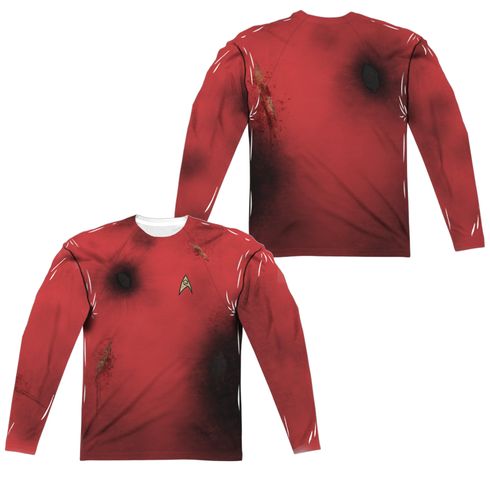 Star Trek The Original Series Tos Dead Red (Front/Back Print) - Men's All-Over Print Long Sleeve Men's All-Over Print Long Sleeve Star Trek   