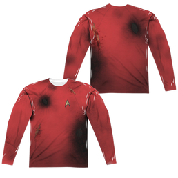 Star Trek The Original Series Tos Dead Red (Front/Back Print) - Men's All-Over Print Long Sleeve Men's All-Over Print Long Sleeve Star Trek   
