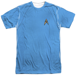 Star Trek The Original Series Tos Science Uniform - Men's All-Over Print T-Shirt Men's All-Over Print T-Shirt Star Trek   