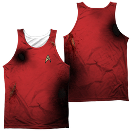 Star Trek The Original Series Tos Dead Red (Front/Back Print) - Men's All Over Print Tank Top Men's All Over Print Tank Star Trek   