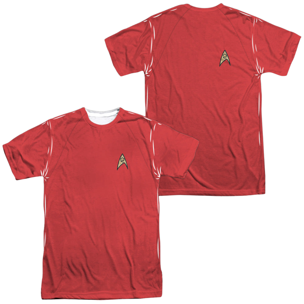 Star Trek The Original Series Tos Red Shirt (Front/Back Print) - Men's All-Over Print T-Shirt Men's All-Over Print T-Shirt Star Trek   