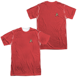Star Trek The Original Series Tos Red Shirt (Front/Back Print) - Men's All-Over Print T-Shirt Men's All-Over Print T-Shirt Star Trek   