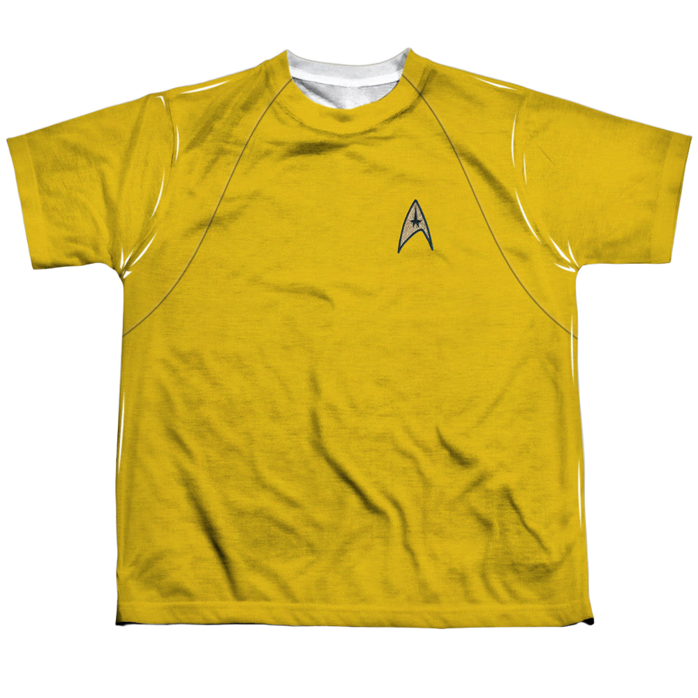 Star Trek The Original Series Tos Command Uniform - Youth All-Over Print T-Shirt Youth All-Over Print T-Shirt (Ages 8-12) Star Trek   