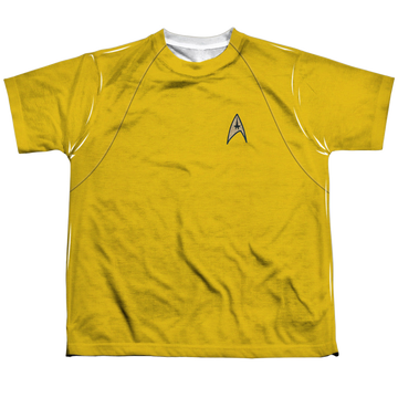 Star Trek The Original Series Tos Command Uniform youth all-over print t-shirt for ages 8 to 12