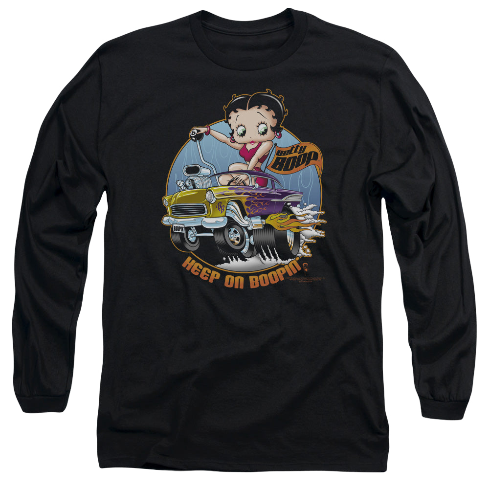 Betty Boop Keep On Boopin - Men's Long Sleeve T-Shirt Men's Long Sleeve T-Shirt Betty Boop   