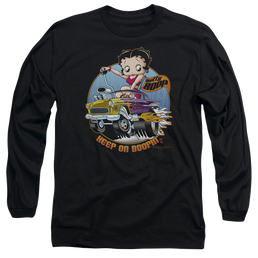 Betty Boop Keep On Boopin - Men's Long Sleeve T-Shirt Men's Long Sleeve T-Shirt Betty Boop   