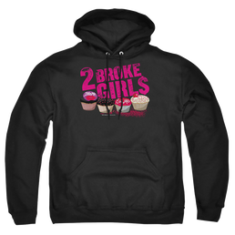 2 Broke Girls Cupcakes - Pullover Hoodie Pullover Hoodie 2 Broke Girls   