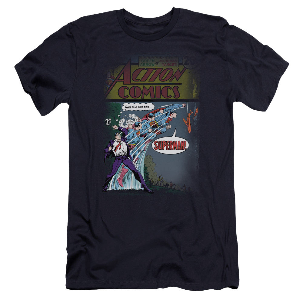 Superman Quick Change - Men's Premium Slim Fit T-Shirt Men's Premium Slim Fit T-Shirt Superman