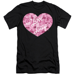 I Love Lucy Many Moods Logo - Men's Premium Slim Fit T-Shirt Men's Premium Slim Fit T-Shirt I Love Lucy