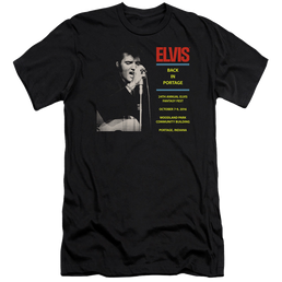 Elvis Presley Back In Portage - Men's Premium Slim Fit T-Shirt Men's Premium Slim Fit T-Shirt Elvis Presley