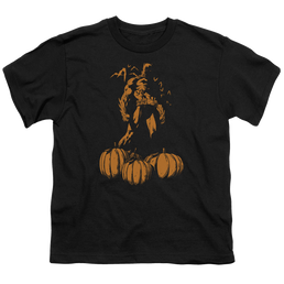 DC Batman A Bat Among Pumpkins - Youth T-Shirt Youth T-Shirt (Ages 8-12) DC Batman