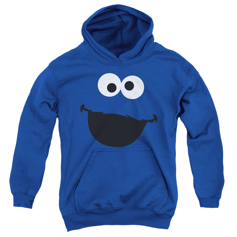 Sesame Street Cookie Monster Face - Youth Hoodie Youth Hoodie (Ages 8-12) Sesame Street
