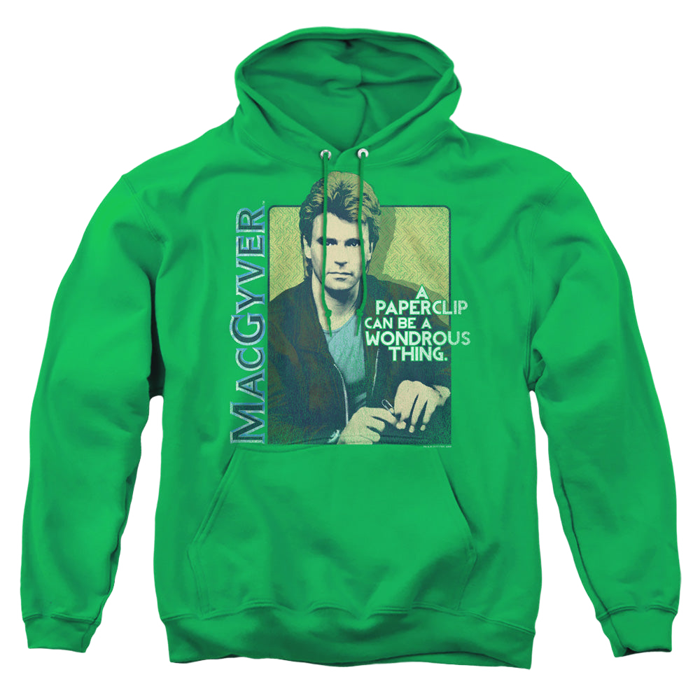 MacGyver Wonderous Paperclip - Pullover Hoodie Pullover Hoodie MacGyver