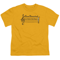 Sun Records Music Staff - Kid's T-Shirt Kid's T-Shirt (Ages 4-7) Sun Records