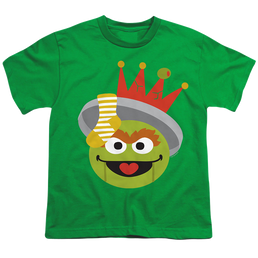 Sesame Street Christmas Nutcracker Oscar The Grouch - Youth T-Shirt Youth T-Shirt (Ages 8-12) Sesame Street