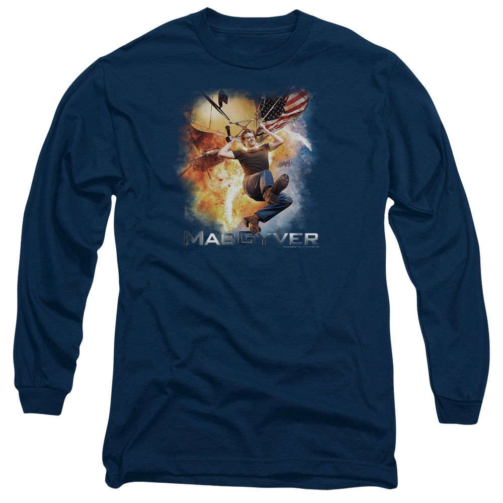 MacGyver Macgyver - Men's Long Sleeve T-Shirt Men's Long Sleeve T-Shirt MacGyver