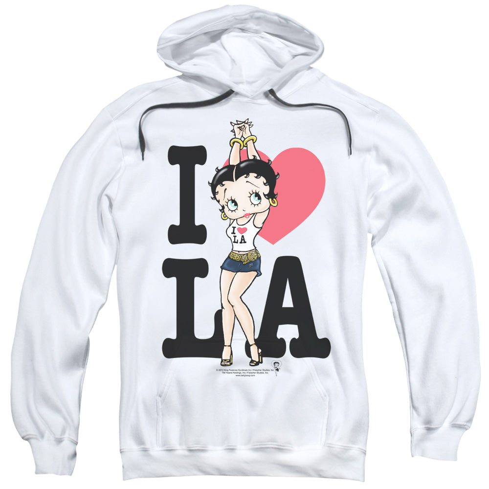 Betty Boop I Heart La - Pullover Hoodie Pullover Hoodie Betty Boop