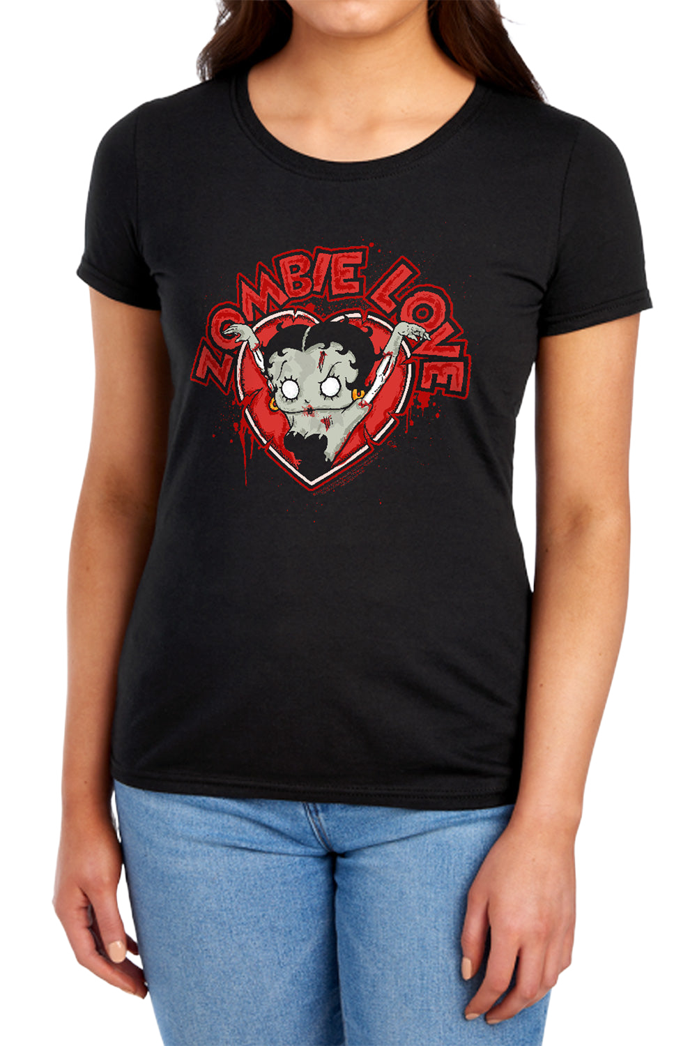 Betty Boop Heart You Forever - Women's T-Shirt Women's T-Shirt Betty Boop