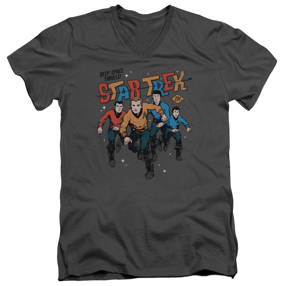 Star Trek The Original Series Deep Space Thrills - Men's V-Neck T-Shirt Men's V-Neck T-Shirt Star Trek The Original Series