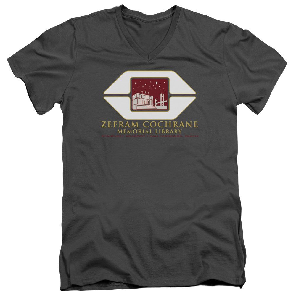 Star Trek The Original Series Cochrane Library - Men's V-Neck T-Shirt Men's V-Neck T-Shirt Star Trek The Original Series