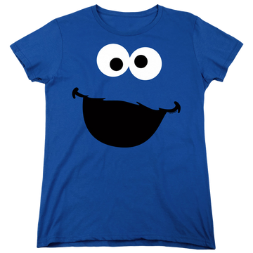Sesame Street Cookie Monster Face - Women's T-Shirt