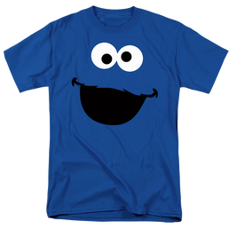 Sesame Street Cookie Monster Face - Men's Regular Fit T-Shirt