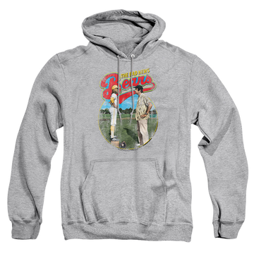Athletic heather pullover hoodie with The Bad News Bears Vintage graphic