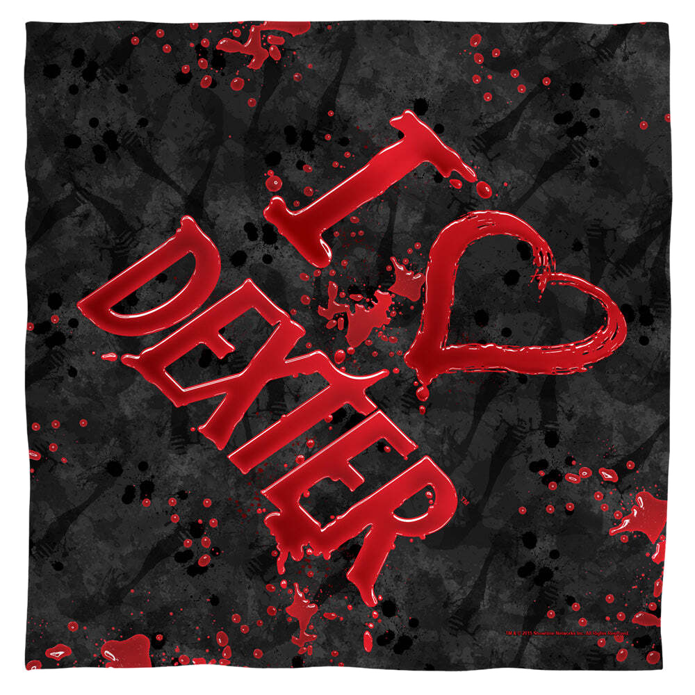 Dexter I Heart Dexter - Bandana Bandanas Dexter   