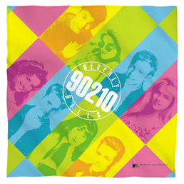 Beverly Hills 90210 Color Blocks - Bandana Bandanas Beverly Hills 90210   