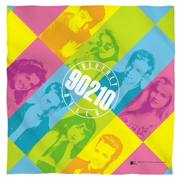 Beverly Hills 90210 Color Blocks bandana