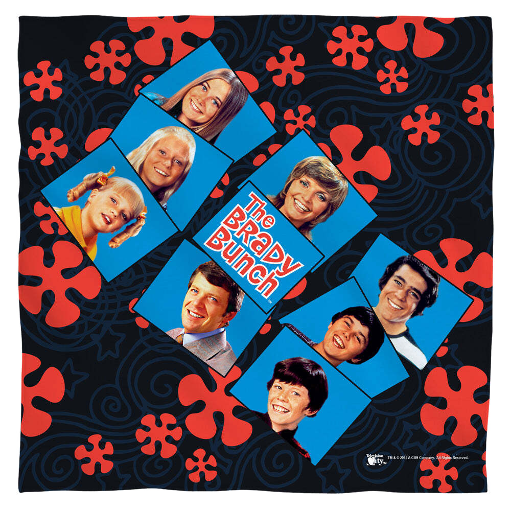 Brady Bunch, The Squares - Bandana Bandanas The Brady Bunch   