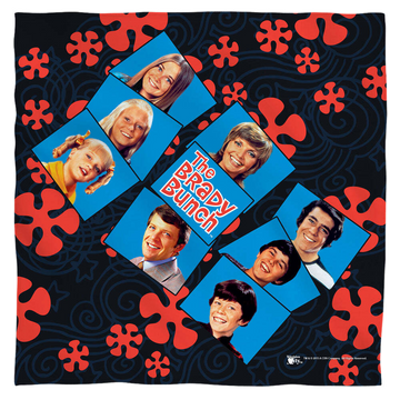 The Brady Bunch Squares bandana