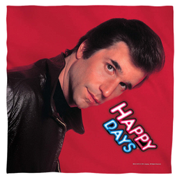 Happy Days Red Fonz - Bandana Bandanas Happy Days   