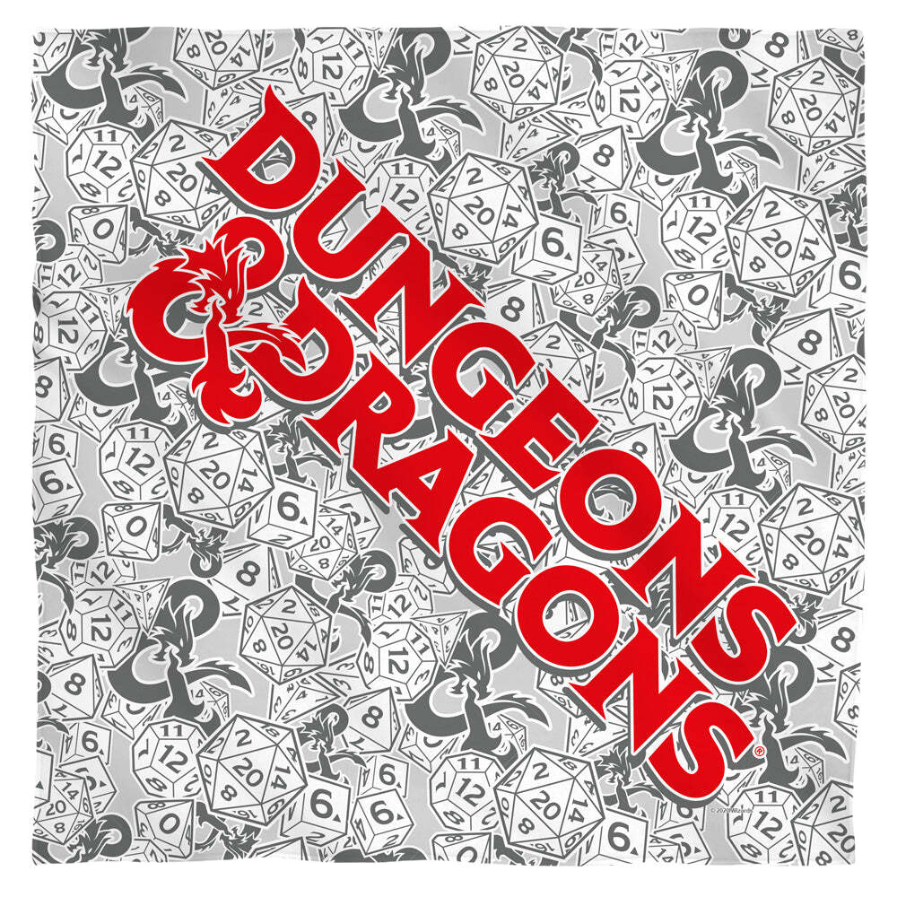 Dungeons & Dragons Cast Your Lot - Bandana Bandanas Dungeons & Dragons   