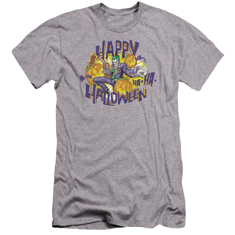 DC Batman Ha Ha Halloween - Men's Premium Slim Fit T-Shirt Men's Premium Slim Fit T-Shirt Batman   