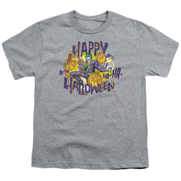 DC Batman Ha Ha Halloween - Youth T-Shirt Youth T-Shirt (Ages 8-12) Batman   