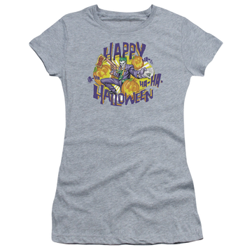 DC Batman Ha Ha Halloween - Juniors T-Shirt Juniors T-Shirt Batman   