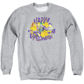 DC Batman Ha Ha Halloween - Men's Crewneck Sweatshirt Men's Crewneck Sweatshirt Batman   