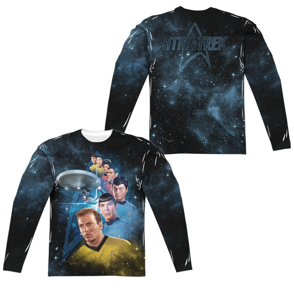 Star Trek The Original Series Among The Stars (Front/Back Print) - Men's All-Over Print Long Sleeve Men's All-Over Print Long Sleeve Star Trek The Original Series   